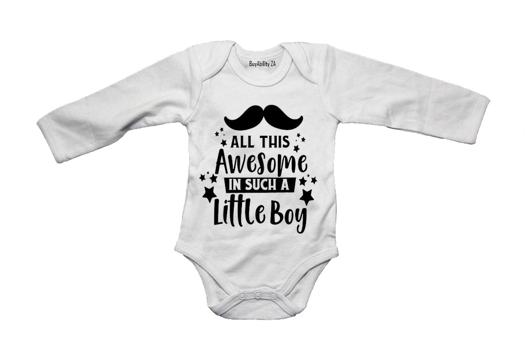All this Awesome in Such A Little Boy! - Baby Grow