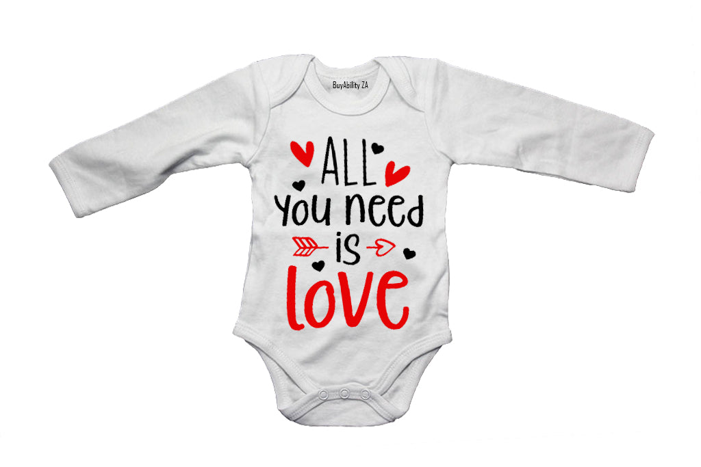 All You Need is Love - Valentine - Baby Grow