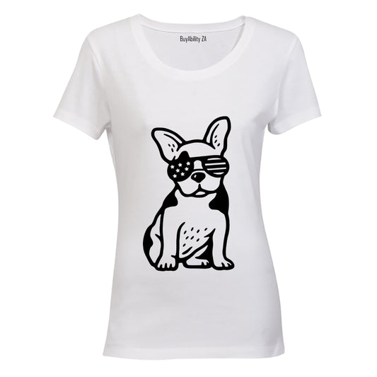 American Dog! - Ladies - T-Shirt - BuyAbility