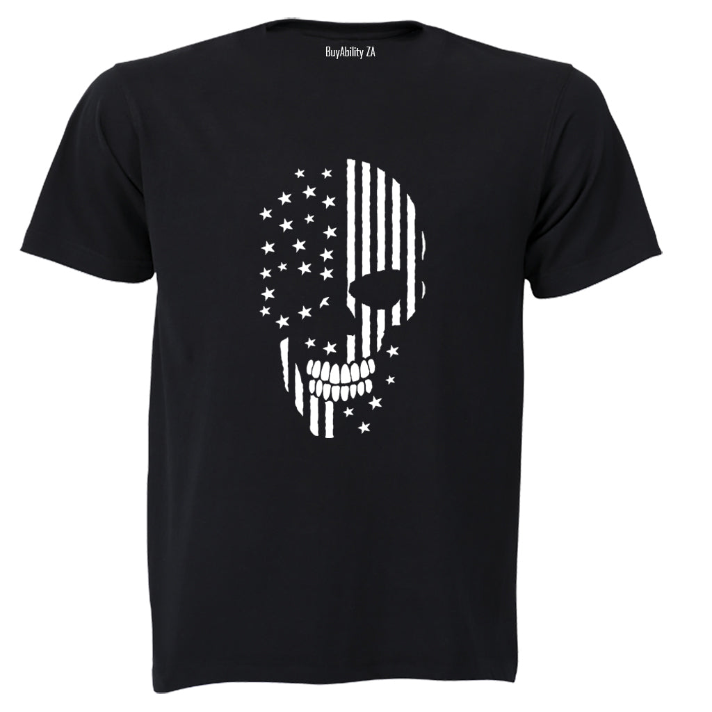 American Skull - Adults - T-Shirt - BuyAbility