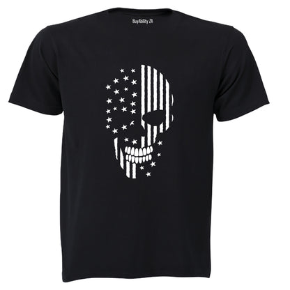 American Skull - Adults - T-Shirt - BuyAbility