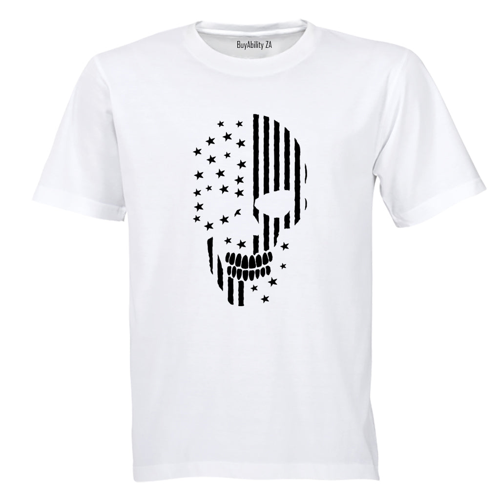 American Skull - Adults - T-Shirt - BuyAbility