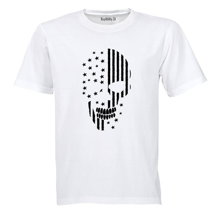 American Skull - Adults - T-Shirt - BuyAbility