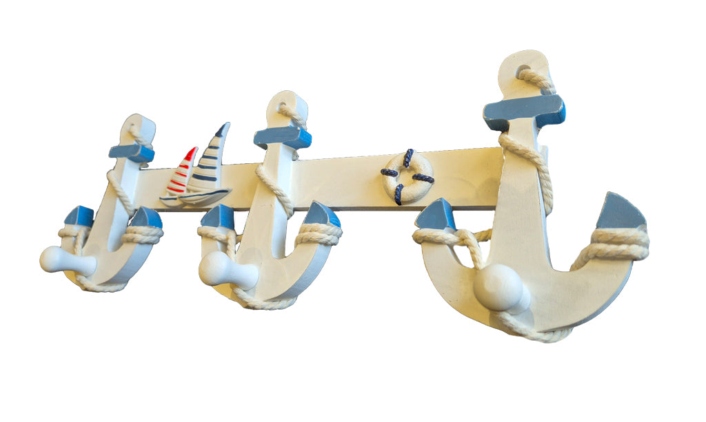Nautical Anchor Coat Hook Wall Display