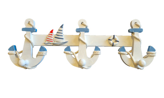 Nautical Anchor Coat Hook Wall Display