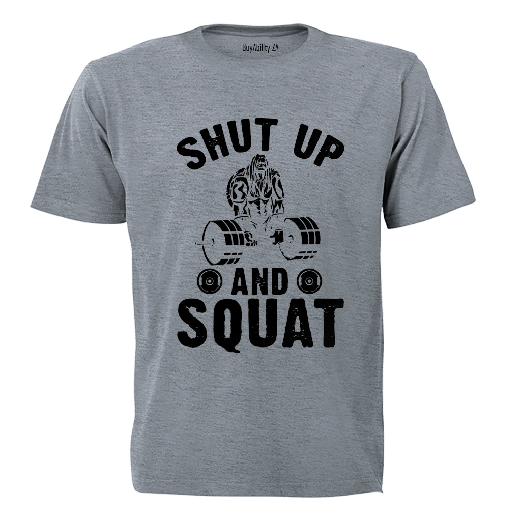 And Squat - Gym - Adults - T-Shirt - BuyAbility South Africa