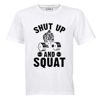And Squat - Gym - Adults - T-Shirt - BuyAbility South Africa