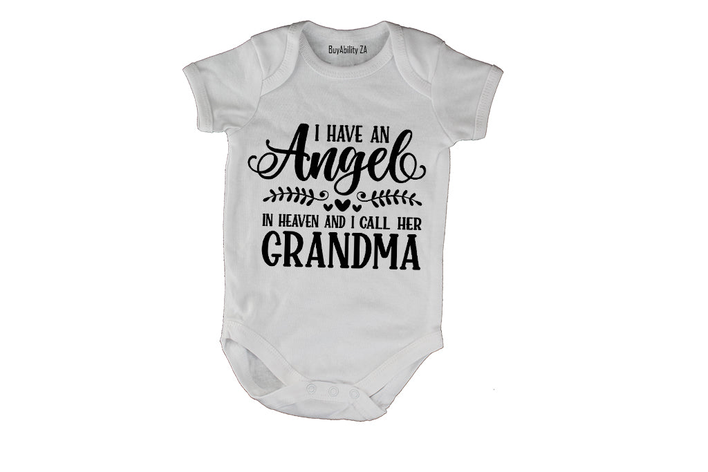 Angel - I Call Her GRANDMA - Baby Grow