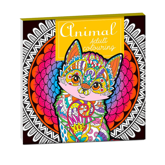 Animal - Adult Colouring Book