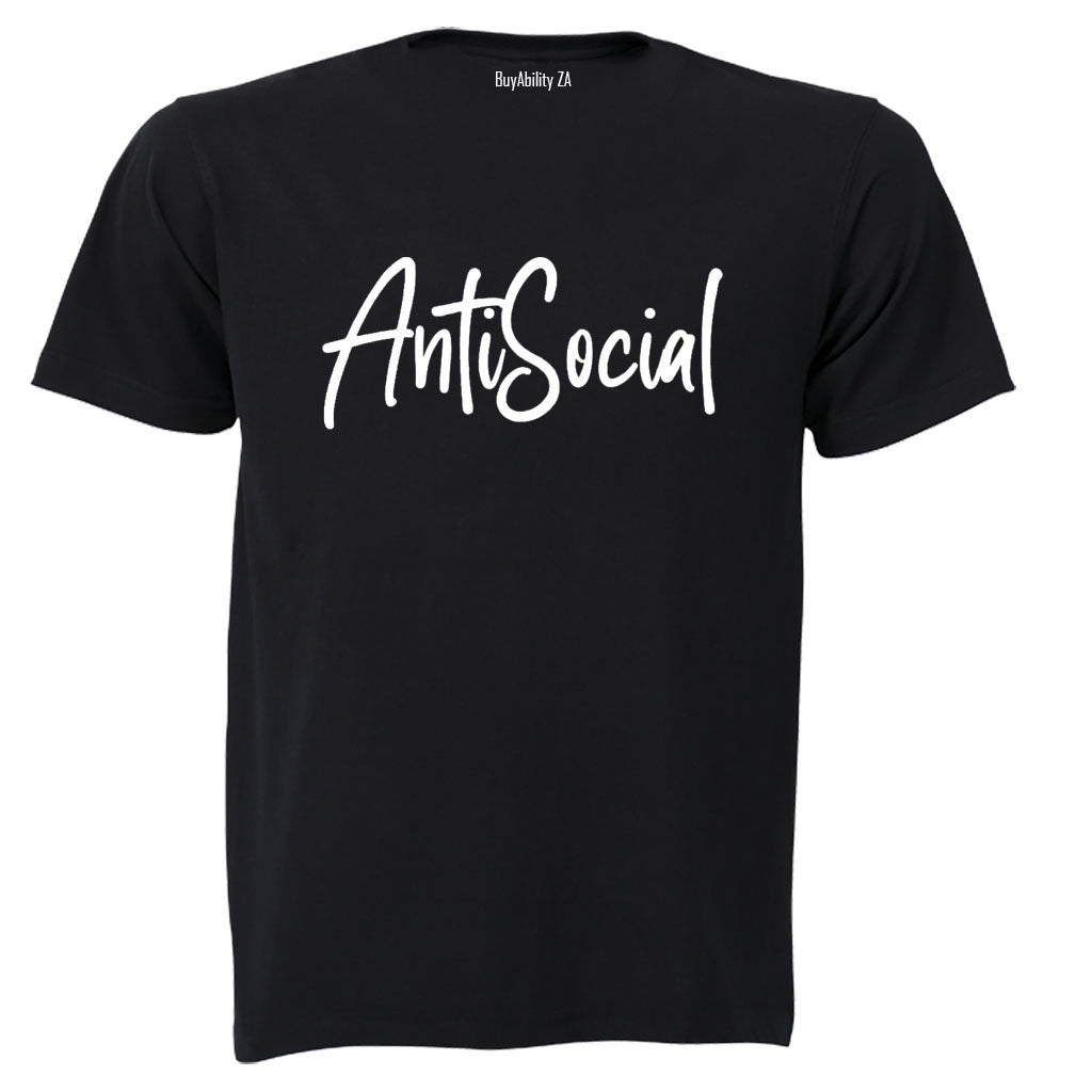 AntiSocial - Adults - T-Shirt - BuyAbility