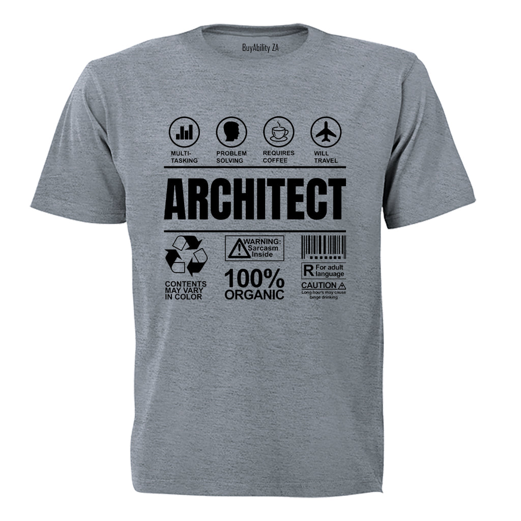 Architect Label - Adults - T-Shirt - BuyAbility South Africa