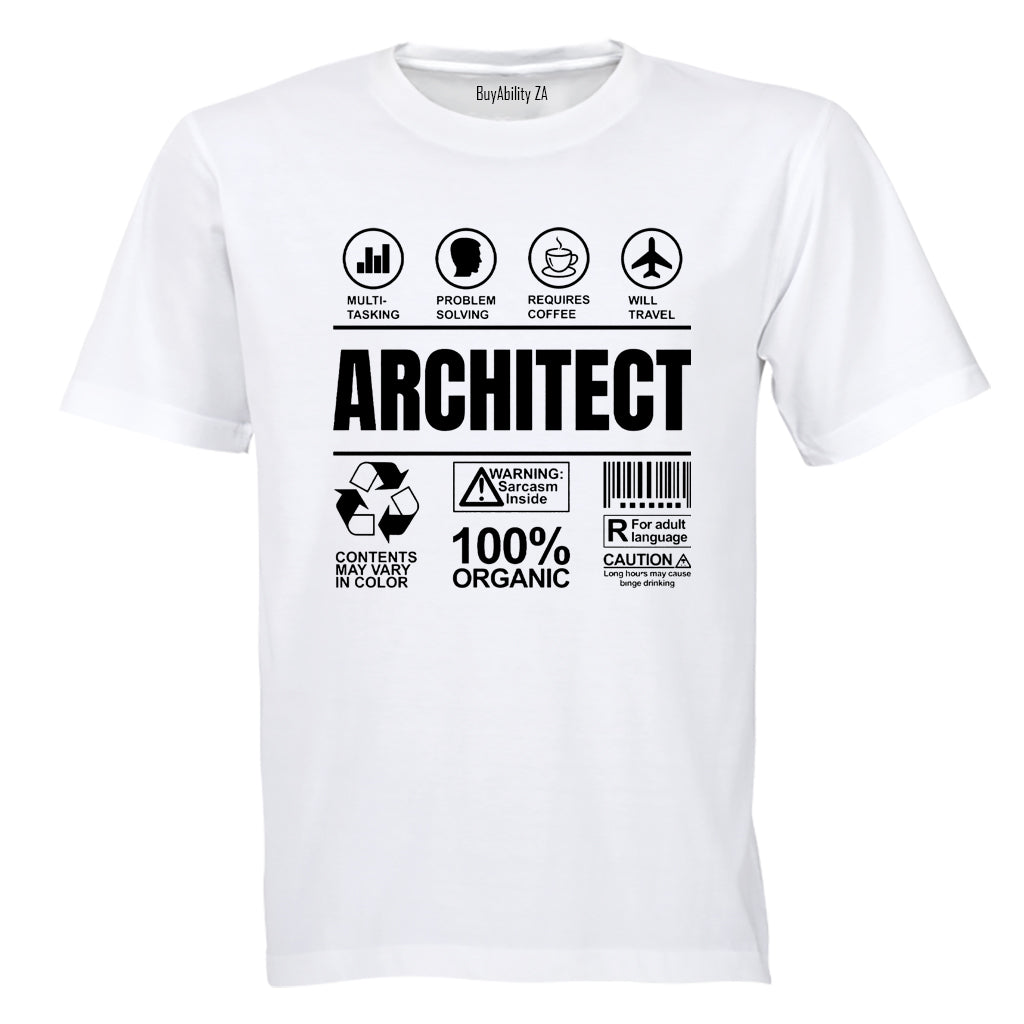 Architect Label - Adults - T-Shirt - BuyAbility South Africa