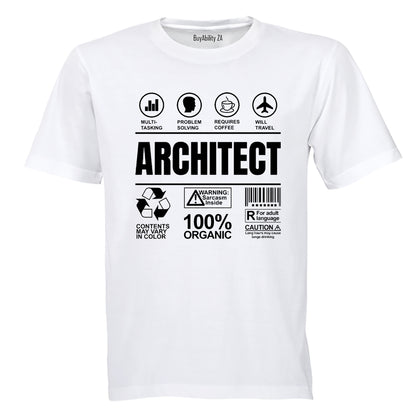 Architect Label - Adults - T-Shirt - BuyAbility South Africa