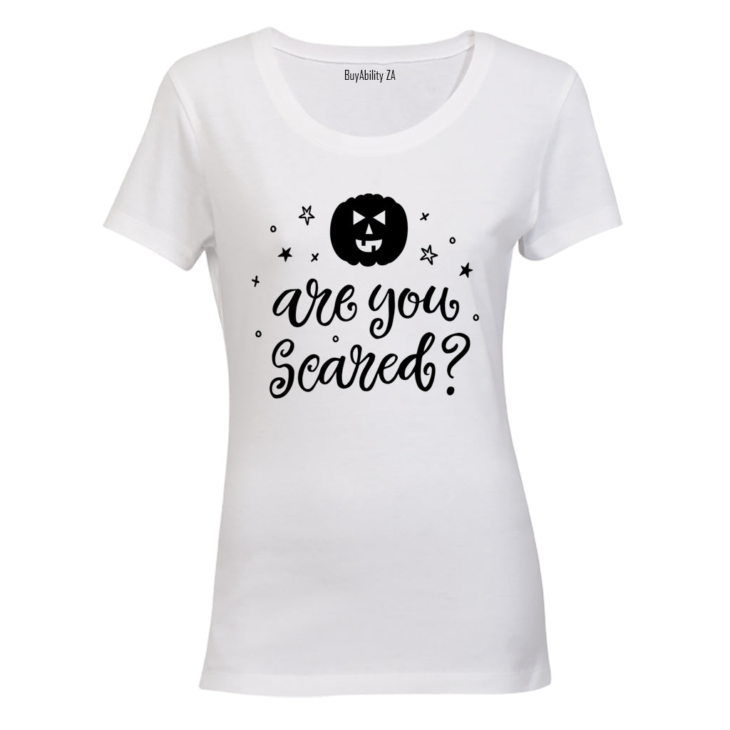 Are You Scared - Halloween - Ladies - T-Shirt