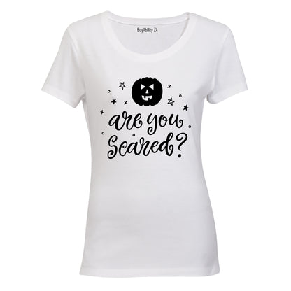Are You Scared - Halloween - Ladies - T-Shirt
