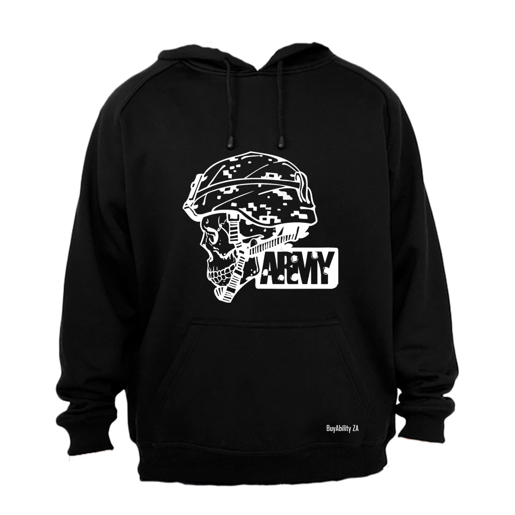 Army Military Skeleton Skull - Hoodie