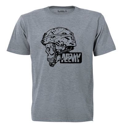 Army Military Skeleton Skull - Adults - T-Shirt