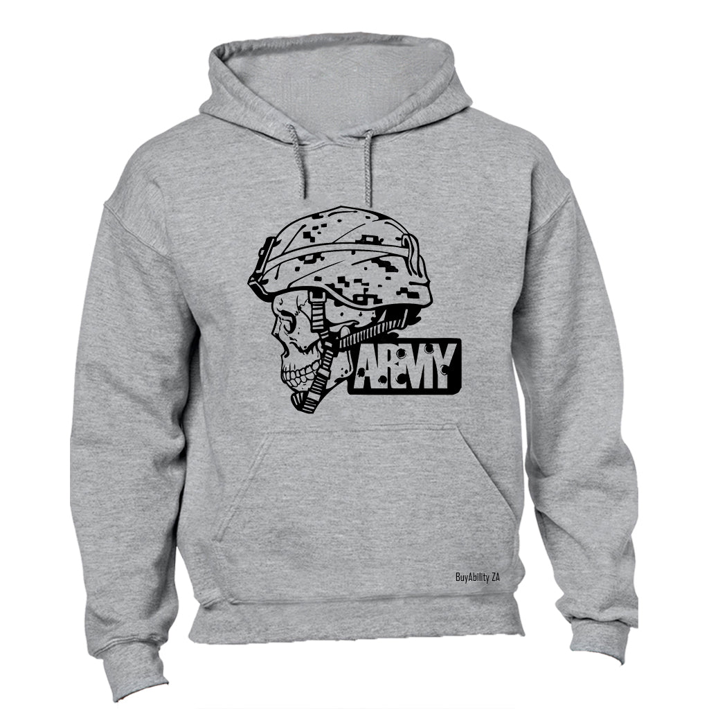 Army Military Skeleton Skull - Hoodie