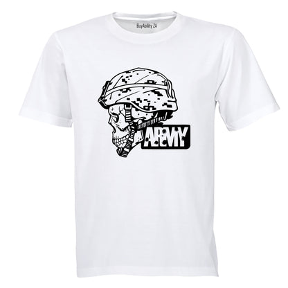 Army Military Skeleton Skull - Adults - T-Shirt