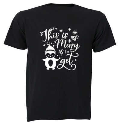 As Merry As I Get - Christmas - Adults - T-Shirt - BuyAbility South Africa