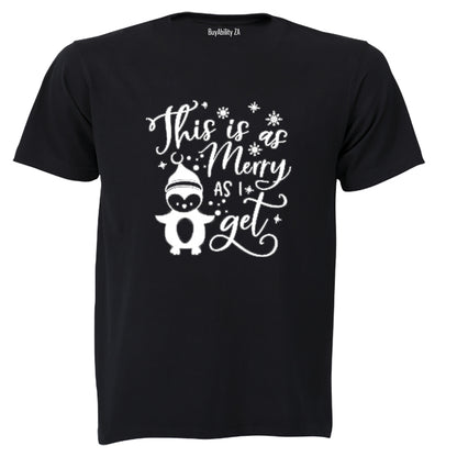 As Merry As I Get - Christmas - Adults - T-Shirt