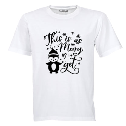 As Merry As I Get - Christmas - Adults - T-Shirt