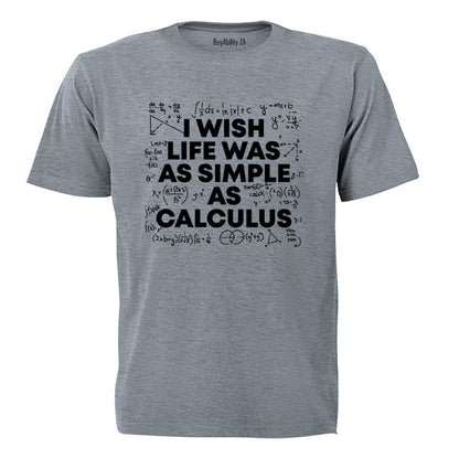 As Simple As Calculus - Adults - T-Shirt - BuyAbility South Africa