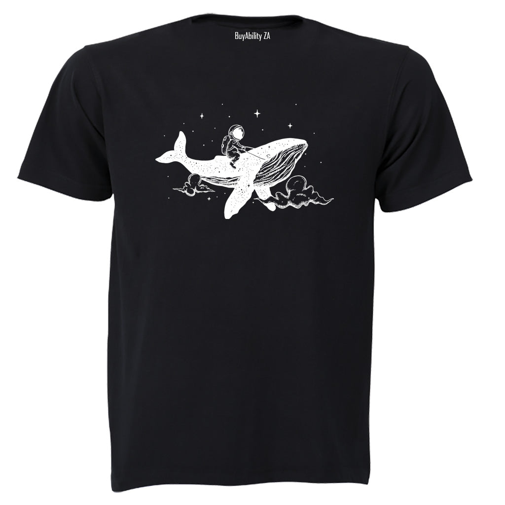 Astronaut Whale Fantasy - Kids T-Shirt - BuyAbility South Africa