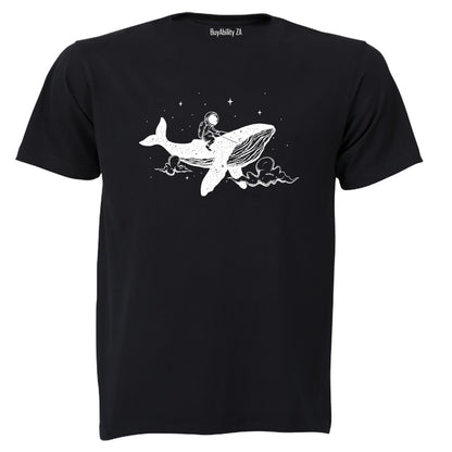 Astronaut Whale Fantasy - Adults - T-Shirt - BuyAbility South Africa