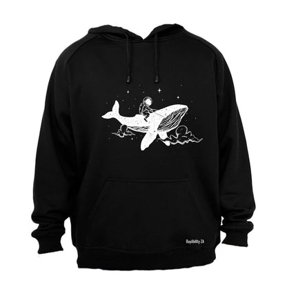 Astronaut Whale Fantasy - Hoodie - BuyAbility
