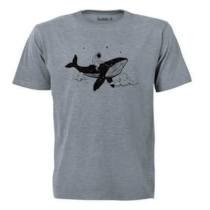 Astronaut Whale Fantasy - Adults - T-Shirt - BuyAbility South Africa