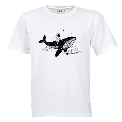 Astronaut Whale Fantasy - Adults - T-Shirt - BuyAbility South Africa