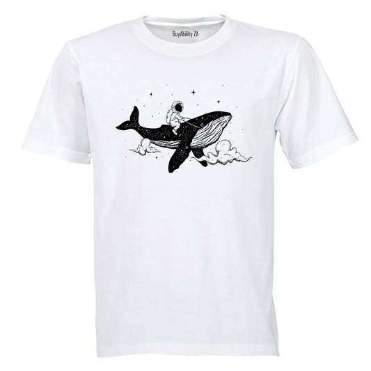 Astronaut Whale Fantasy - Adults - T-Shirt - BuyAbility South Africa