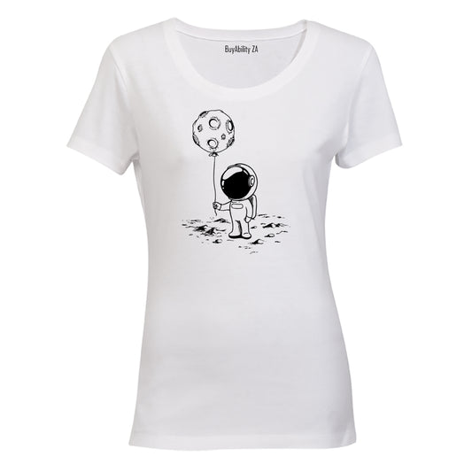 Astronaut Balloon - Ladies - T-Shirt - BuyAbility South Africa