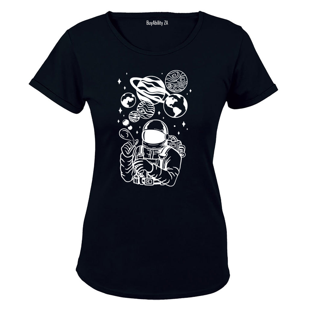Astronaut Bubble - Ladies - T-Shirt