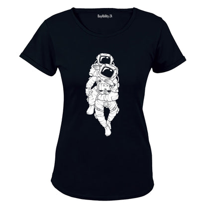 Astronaut Couple - Ladies - T-Shirt
