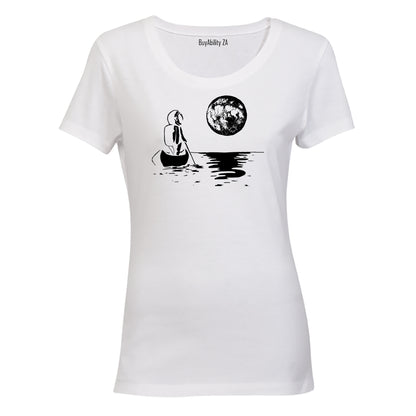 Astronaut Moonlight Row - Ladies - T-Shirt
