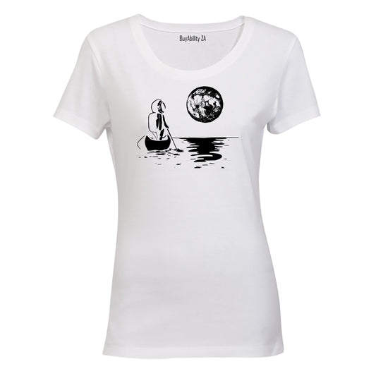 Astronaut Moonlight Row - Ladies - T-Shirt