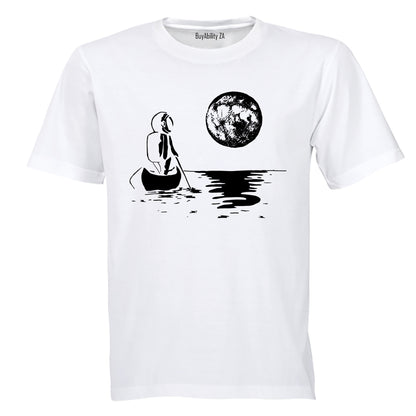 Astronaut Moonlight Row - Adults - T-Shirt