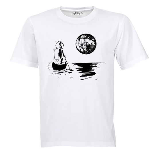 Astronaut Moonlight Row - Adults - T-Shirt