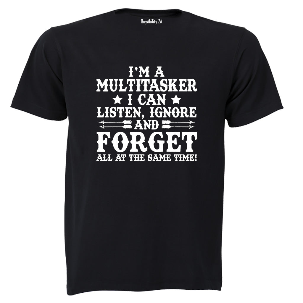 At The Same Time Multitasker - Adults - T-Shirt - BuyAbility South Africa