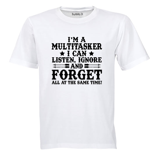 At The Same Time Multitasker - Adults - T-Shirt - BuyAbility South Africa