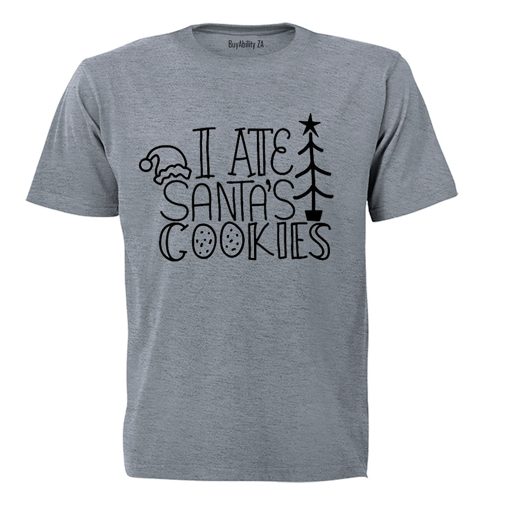 Ate Santa's Cookies - Christmas - Adults - T-Shirt