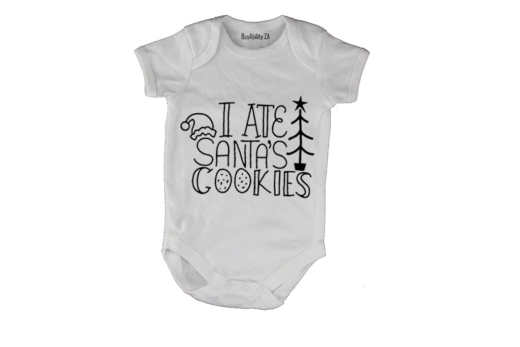 Ate Santa's Cookies - Christmas - Baby Grow
