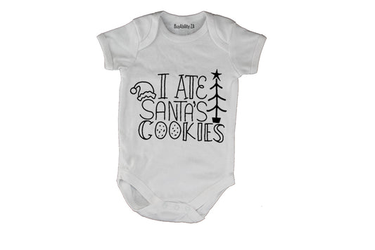 Ate Santa's Cookies - Christmas - Baby Grow