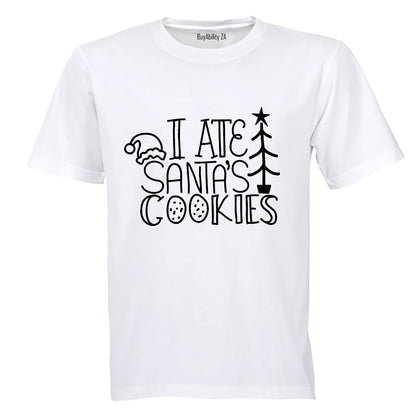 Ate Santa's Cookies - Christmas - Kids T-Shirt