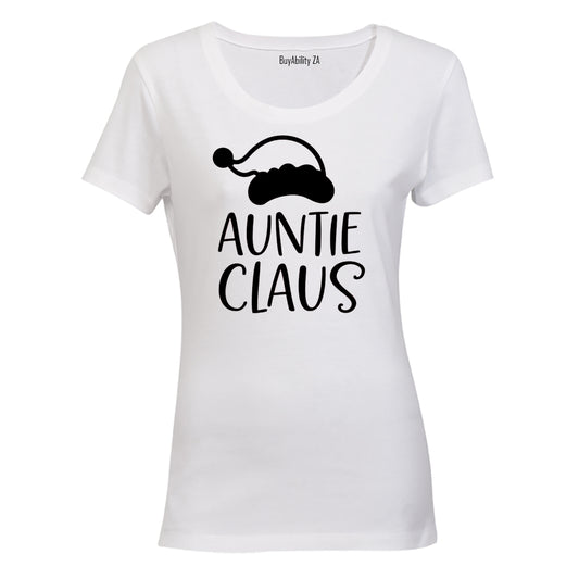 Auntie Claus - Christmas - Ladies - T-Shirt