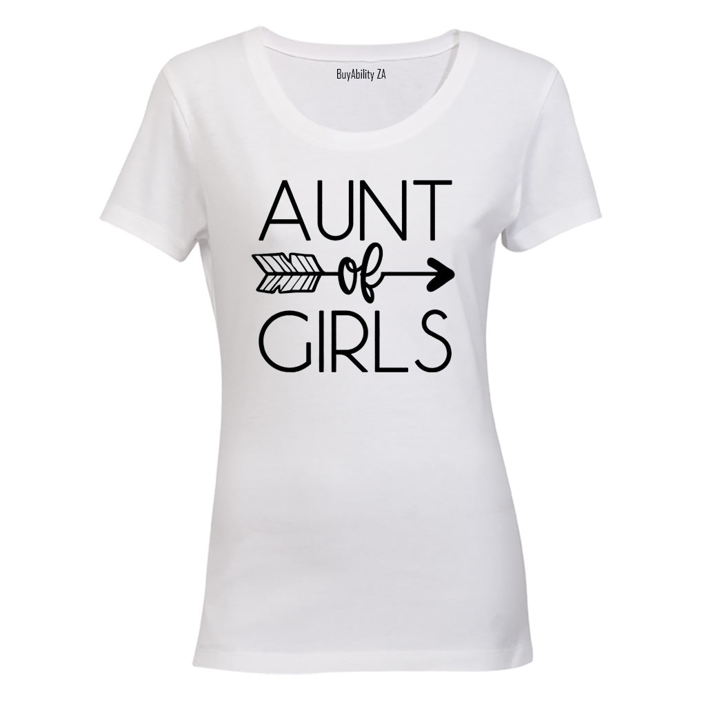 Aunt of Girls - Ladies - T-Shirt