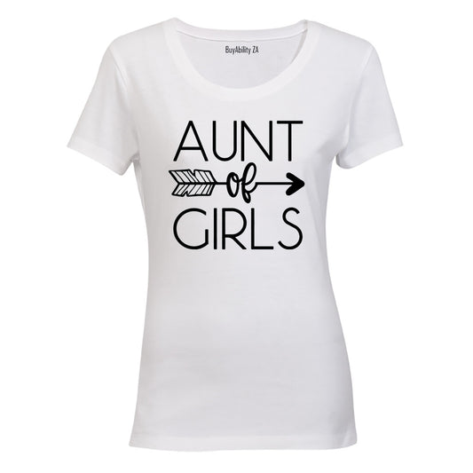 Aunt of Girls - Ladies - T-Shirt