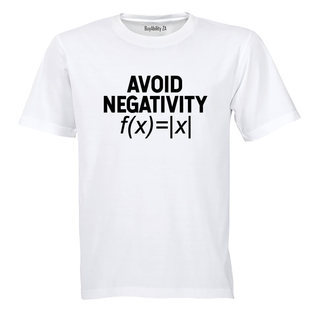 Avoid Negativity - Adults - T-Shirt - BuyAbility South Africa